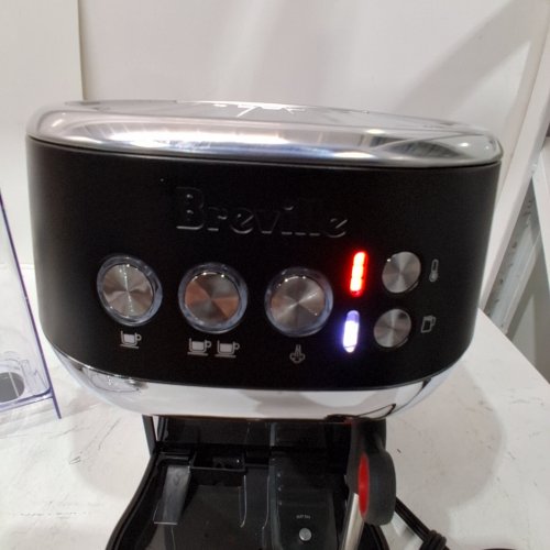 BREVILLE BAMBINO PLUS ESPRESSO MACHINE - BLACK TRUFFLE (MODEL BES500BTR) image 2