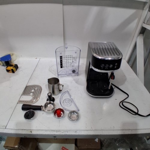 BREVILLE BAMBINO PLUS ESPRESSO MACHINE - BLACK TRUFFLE (MODEL BES500BTR) image 3