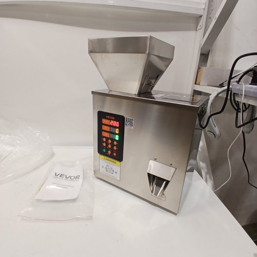 AUTOMATIC INTELLIGENT PARTICLE WEIGHING FILLING MACHINE - 1-200G 29W - 15" X 8" X 20" - STEEL - (MODEL: F-200-V1) image 3