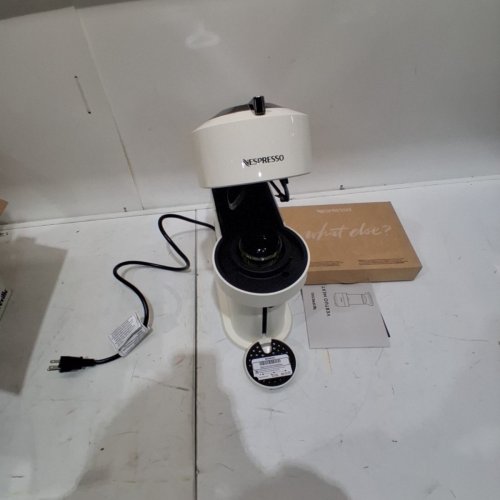 NESPRESSO BY DELONGHI VERTUO NEXT PREMIUM SINGLE SERVE COFFEE & ESPRESSO MACHINE WITH WIFI/BLUETOOTH CONNECTION - CREAM (MODEL: BNV540CRM) image 3