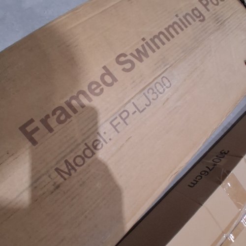 BODIOO ABOVE GROUND POOL SWIMMING POOL ROUND METAL FRAME WITH 981 GAL POWER STEEL FILTER PUMP - 10FT X 30" - BLUE (MODEL: FP-LJ300) image 2