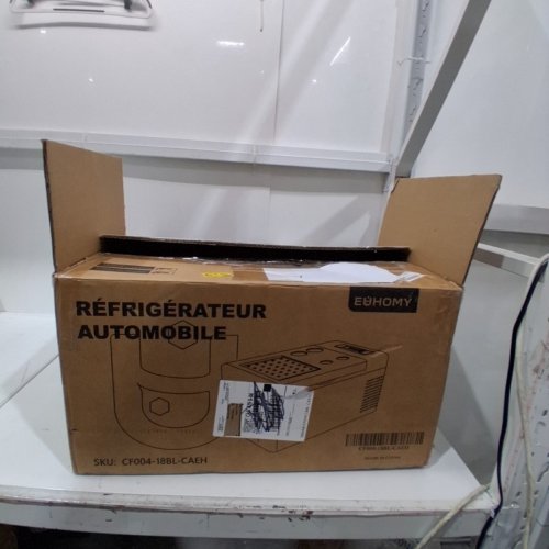 EUHOMY PORTABLE CAR REFRIGERATOR WITH APP CONTROL - 18L - 12V - FROM -4° TO 68°F - BLACK/GREY (MODEL: CFC-18 / CF004-18BL-CAEH) image 6