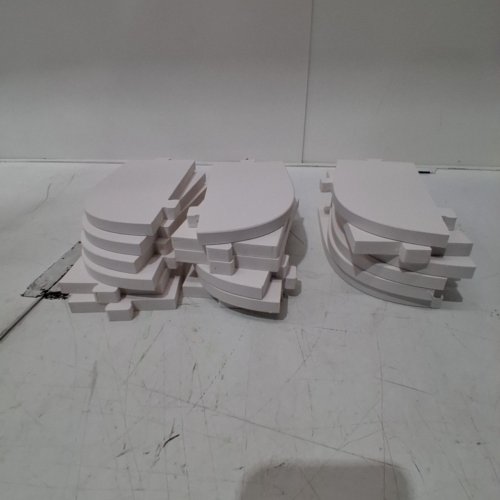 5 TIER 360° ROTATING BOOKSHELF ORGANIZER - 63" - WHITE image 3