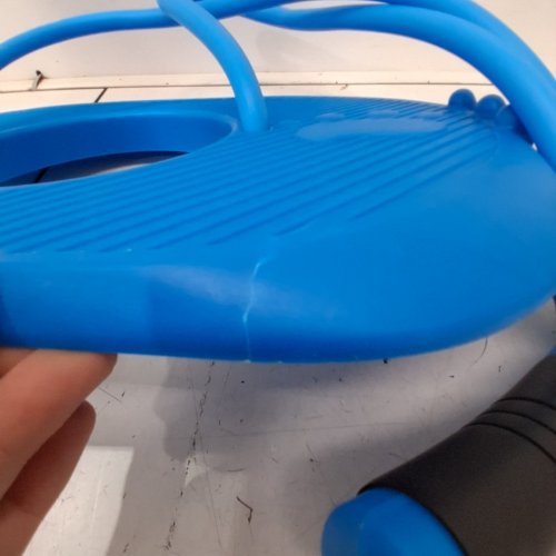ADJUSTABLE POGO STICK BALL AND BOUNCE BOARD - BLUE image 3