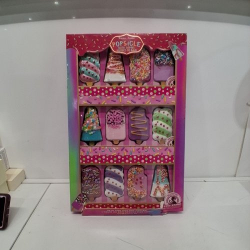 12PC WINTER IN VENICE POPSICLE-SHAPED BATH BOMBS - MULTICOLOR image 2