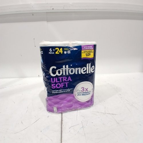 6PK COTTONELLE ULTRA SOFT TOILET PAPER - 6 MEGA ROLLS / 24 REGULAR ROLLS image 3