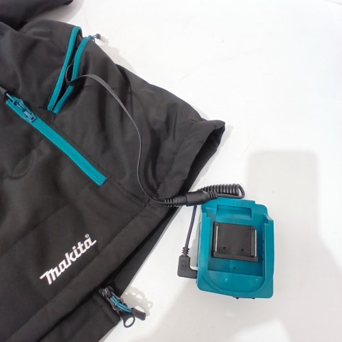 MAKITA CORDLESS HEATED JACKET - MEDIUM - BLACK/TEAL (MODEL: DCJ205) image 3