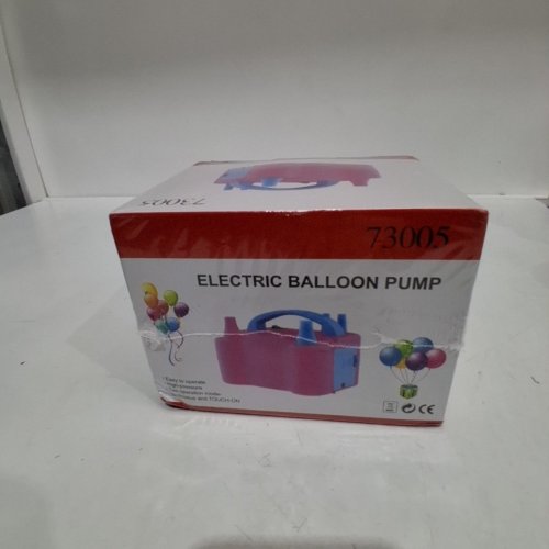 FLSEPAMB PORTABLE DUAL NOZZLES ELECTRIC BALLOON AIR PUMP - PINK - (MODEL:Q73005) image 2