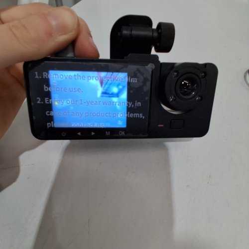 THREE CHANNELS 4K UHD DASH CAMERA - 2" HD DISPLAY - 5V 1.5AMP - BLACK (MODEL: Y15) image 2