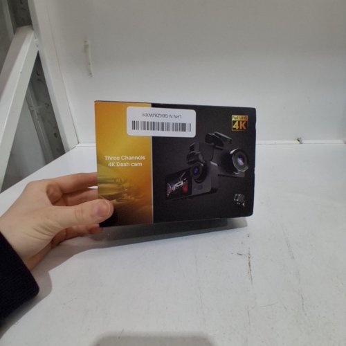 THREE CHANNELS 4K UHD DASH CAMERA - 2" HD DISPLAY - 5V 1.5AMP - BLACK (MODEL: Y15) image 4