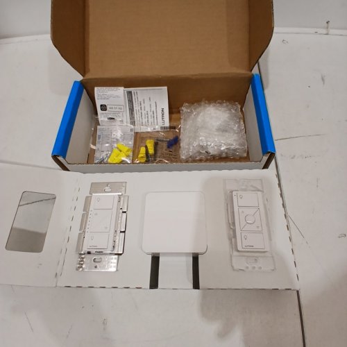2PC LUTRON CASETA WIRELESS BUNDLE - WHITE - (MODEL: P-BDG-PKG1W-A-C) image 2