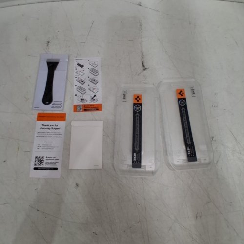 2PK SPIGEN GLASTR EZ FIT SCREEN PROTECTOR FOR IPHONE 17E/16E/14/13 - CLEAR image 3