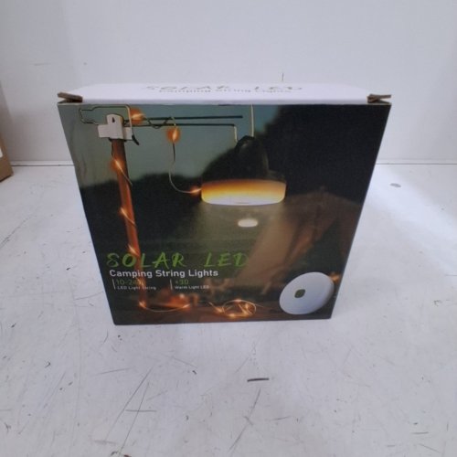 TUOPULIFE SOLAR AND USB CHARGING CAMPING LED STRING LIGHTS 8 LIGHTING MODES 8 HOURS OF LIFE - 39FT - GREEN (MODEL: ‎CAMPINGLIGHT002) image 5