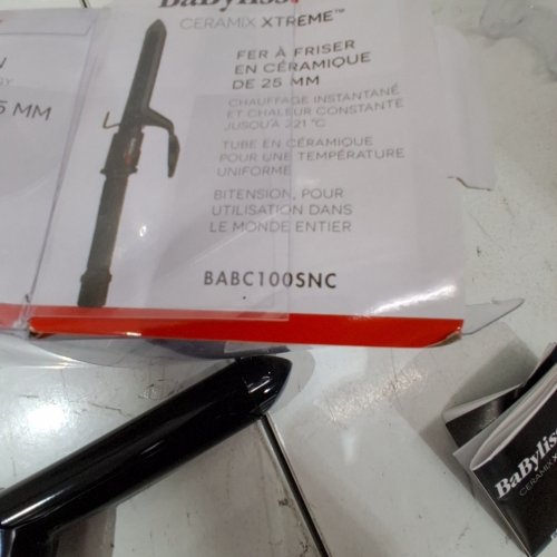 BABYLISS PRO CERAMIX XTREME CURLING IRON- HEATS UP TO 430F - 1" - BLACK image 3