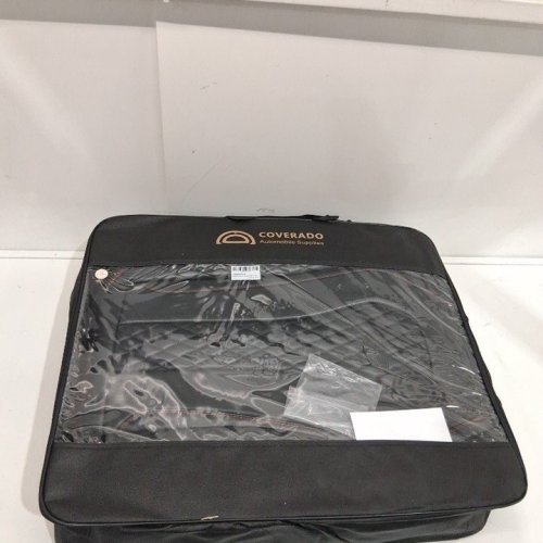 2PK COVERADO UNIVERSAL FIT FRONT CAR SEAT COVERS - BLACK/RED ACCENTS (MODEL: 768904993339 / B8839_SEAT_COVER_BR-FRONT) image 5