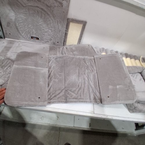 FEANDREA CAT TREE LARGE CAT TOWER CONDO WITH 2 CAVES -80" - GREY - (MODEL: PCT190W01V1) image 10