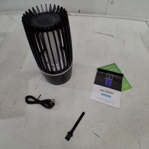 RECHARGEABLE ELECTRIC MOSQUITO LAMP - 4000MAH - BLACK image 3