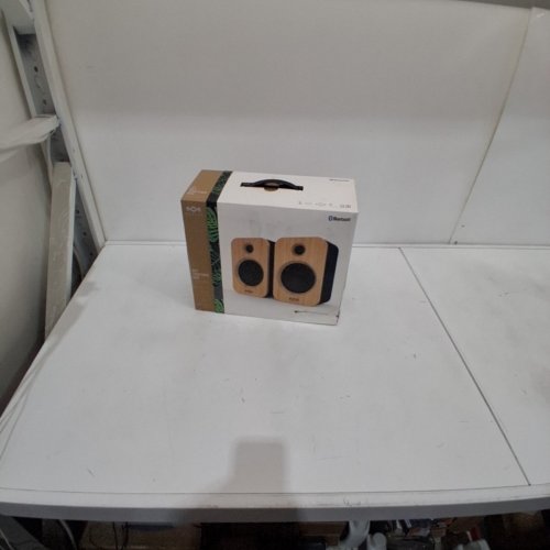 HOUSE OF MARLEY GET TOGETHER DUO WIRELESS BLUETOOTH BOOKSHELF SPEAKERS - NATURAL/SIGNATURE BLACK (MODEL: EM-JA019-SBA) image 7