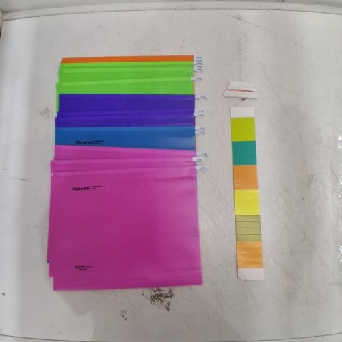 15PK PLASTIC HANGING FILE FOLDERS WITH TABS - LETTER SIZE - ASSORTED COLORS image 3