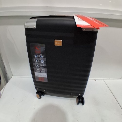 JOYWAY CARRY-ON LUGGAGE WITH METAL CORNER PROTECTORS, TSA LOCK, AND SPINNER WHEELS - 20" - BLACK (MODEL: TR019-20) image 2