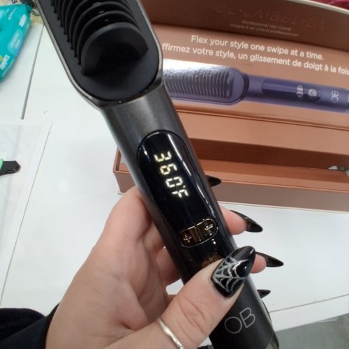 OLLA BELLA PROFESSIONAL HOT COMB - AC100-240 V 50/60HZ 30W - BLACK (MODEL: OB-HCB-BK) image 2