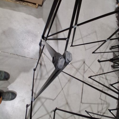 FANPAT POP UP CANOPY TENT WITH 300D SILVER-COATING TOP, INCLUDED CANOPY WEIGHTS - 10FT X 10FT - BLUE (MODEL: Z25L-BL) image 3