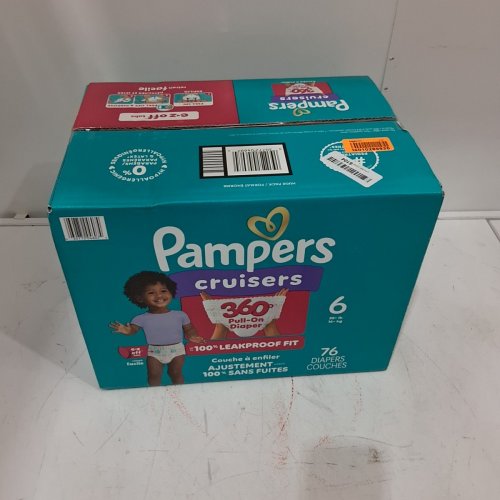 76PK PAMPERS CRUISERS 360° 100% LEAKPROOF GAP-FREE FIT DIAPERS - SIZE 6 image 3