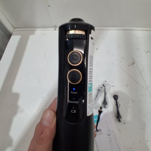 COSLUS E40 WATER PORTABLE FLOSSER FOR TEETH WITH10 PRECISE PRESSURE SETTINGS - BLACK (MODEL:E40) image 2