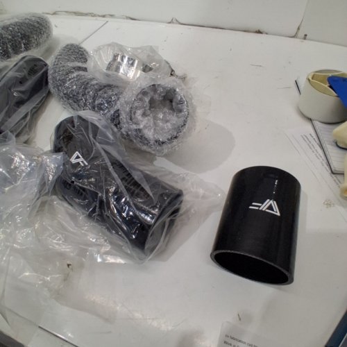 CV FABRICATION ALUMINUM INTERCOOLER CHARGE PIPE KIT - FOR 2015-2023 FORD MUSTANG MODELS - BLACK ( CVF ECOMUSCHGE1/-R) image 3
