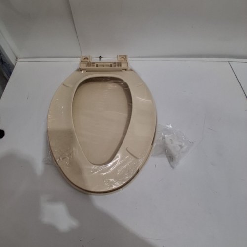 HIGHCRAFT ELONGATED PLASTIC TOILET SEAT - 19" - OFF-WHITE (MODEL: B1TSPE) image 3