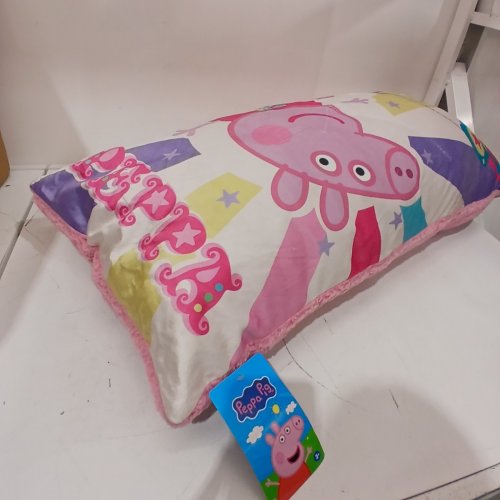 PEPPA PIG PILLOW - 18" X 36" - PINK image 3