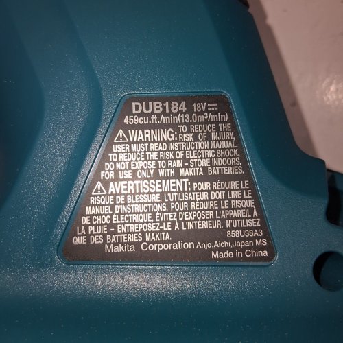 2PK MAKITA LXT CORDLESS BRUSHLESS TURBO BLOWER AND BRUSHLESS LINE TRIMMER WITH BATTERIES AND CHARGER - 18V (MODEL : DLX2398) ) image 6