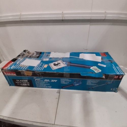 2PK MAKITA LXT CORDLESS BRUSHLESS TURBO BLOWER AND BRUSHLESS LINE TRIMMER WITH BATTERIES AND CHARGER - 18V (MODEL : DLX2398) ) image 12