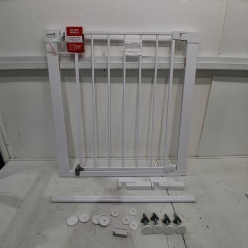 SAFETY FIRST ADJUSTABLE EASY INSTALL AND WALK THROUGH BABY SAFETY GATE - 29"-38" X 28" - WHITE (MODEL: GA099CWHO1ZY) image 2
