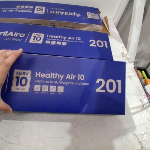 4PK APRILAIRE MERV 10 REPLACEMENT FILTERS FOR APRILAIRE 2200/2500 AND SPACE-GARD 2200 AIR PURIFIERS - 20" X 25" X 6" - WHITE (MODEL: 201) image 3