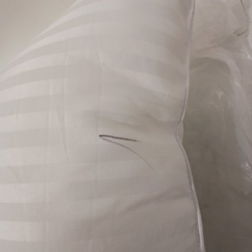 FAPO LUXURY FIBER-FILLED PILLOW WITH COOLING COVER - 18" X 29" - WHITE image 4