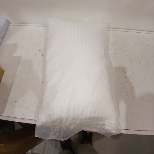 FAPO LUXURY FIBER-FILLED PILLOW WITH COOLING COVER - 18" X 29" - WHITE image 5