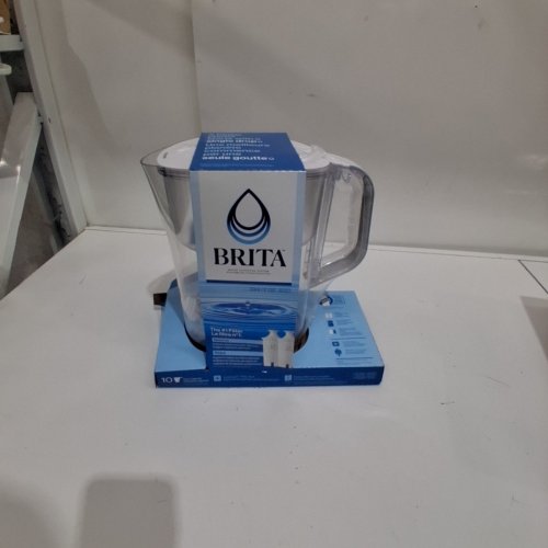 BRITA CHAMPLAIN LARGE 10-CUP PITCHER WITH 2 FILTERS - WHITE (MODEL: 1652023) image 2