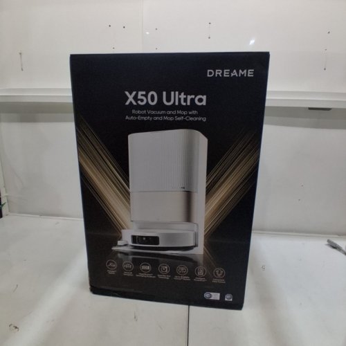 DREAME X50 ULTRA SMART ROBOT VACUUM/MOP COMBO WITH SELF-EMPTYING STATION - AUTO-WASH/REFILL & 3D MAPPING - APP/WIFI CONNECTIVITY - WHITE - (MODEL: ‎RLX85CE) image 18