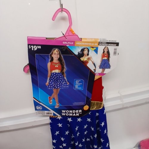 4PC RUBIES WONDER WOMAN COSTUME - MEDIUM 8/10 - RED BLUE GOLD (STYLE: WONDER WOMAN) image 3