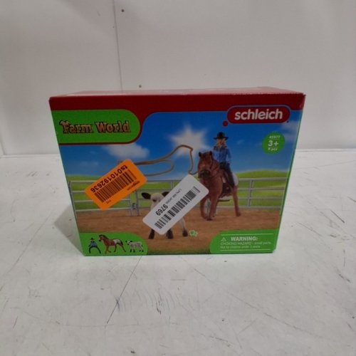 SCHLEICH FARM WORLD COWGIRL TEAM ROPING FUN (MODEL: 42577) image 2