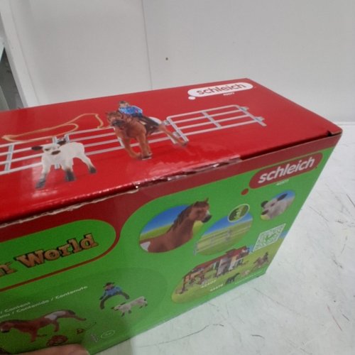 SCHLEICH FARM WORLD COWGIRL TEAM ROPING FUN (MODEL: 42577) image 3