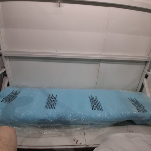 2PC MISSLEEP DUAL LAYER COOLING GEL MEMORY FOAM MATTRESS TOPPER WITH PILLOW TOP MATTRESS PAD COVER - QUEEN 2" TOPPER 2" PAD - WHITE/BLUE image 3