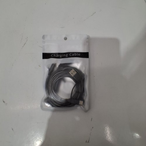 BRAIDED 4-IN-1 CHARGING CABLE - IWATCH/LIGHTNING/TYPE-C - DARK GREY image 2