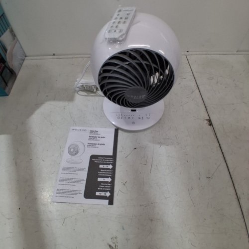 IRIS WOOZOO 5-SPEED CIRCULATING GLOBE FAN - WHITE (MODEL: PCF-SC15T-N) image 3