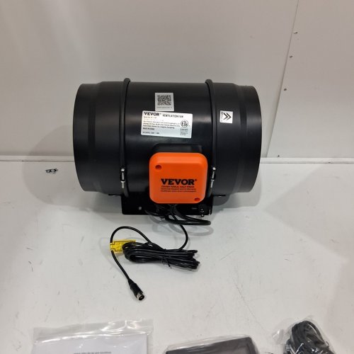 VEVOR 8" INLINE DUCT FAN HVAC EXHAUST BLOWER KIT EC VARIABLE SPEED CONTROL (MODEL:BT-FL18B) image 2