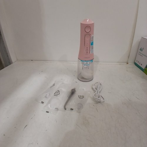 COSLUS ORAL IRRIGATOR PORTABLE WATER TEETH FLOSSER WITH 3 MODES & 6 PRESSURE SETTINGS - PINK (MODEL: C51) image 4
