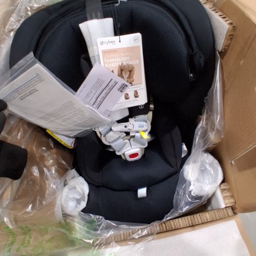 CYBEX CALLISTO G 360 ROTATING ALL-IN-ONE CONVERTIBLE CAR SEAT - 120LBS MAX - MOON BLACK image 4