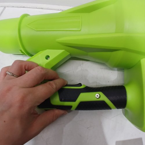 6PC GUPOQIGU CORDLESS ELECTRIC LEAF BLOWER WITH BATTERY AND CHARGER - 21 V - GREEN (MODEL: LSCYJ) image 2