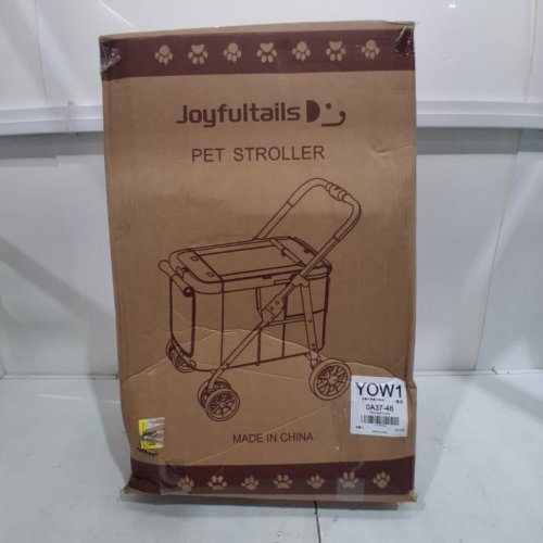 JOYFULLTAILS PET STROLLER - MAX 66 LBS - BLUE (MODEL: D07M-BLUE-CA) image 4